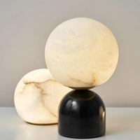 Lampe de table artistique moderne en fer B22 pour hôtel, chambre à coucher, chevet, éclairage décoratif doux pour l'ambiance de l'étude