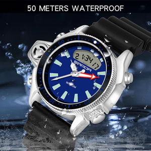 SANDA 3008 Digital Sports Watch for Teenagers, Multi-Functional Chronograph <b>Calendar</b> Outdoor <b>Electronic</b> Wristwatch - Product Image 6