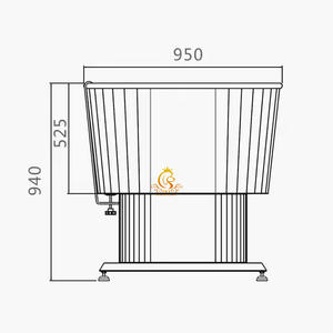 EUR PET Cor Personalizada Luxo Aço Inoxidável Pet Dog Bathing Grooming Bath Tub Spa Bathing Produtos para mimar seu animal de estimação - Product Image 5
