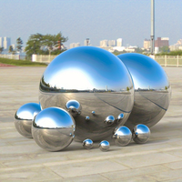 Boules décoratives de jardin extérieur de diamètre 304 38mm-3000mm personnalisées en gros Fourniture directe d'usine durable et antirouille