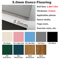 Rouleau de sol en vinyle PVC pour salle de classe de studio, salle de sport, tapis de sol