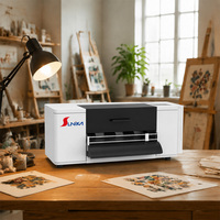 Imprimante DTF Sunika 300MM XP600 Professionnelle avec Découpeuse Automatique Intelligente IA, Impression WIFI, Film PET, Sans PC, Automatique