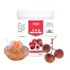 Concentré de confiture de citron, fraise, myrtille et poire de haute qualité pour les sirops de thé et les jus frais, emballé en bouteille, avec sucre - Product Image 4