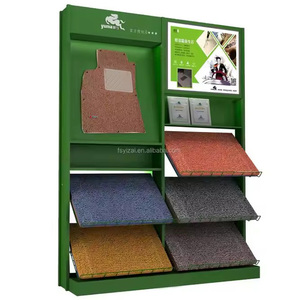 Custom Eco-Friendly Floor Standing Metal <strong>Carpet</strong> <strong>Rug</strong> Blanket Car Doormat <strong>Display</strong> <strong>Rack</strong> <strong>Stand</strong> - Product Image 4