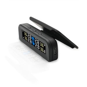 RIBOTON Smart Solar Power High Quality USB Tire Pressure Monitoring of Car External Internal <b>TPMS</b> - Product Image 1