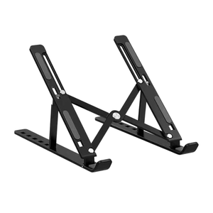 Soporte Vertical Plegable Ergonómico de Aluminio para Laptop y Tablet <span class=keywords><strong>PC</strong></span> de 11-17 Pulgadas, Altura Ajustable, 6 Velocidades, Modelo X604-1, Económico - Product Image 6