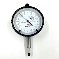 Indicador de Dial de Alta Precisión TIAN LING 0-1mm 0.001mm Instrumento de Medición de Acero Inoxidable
