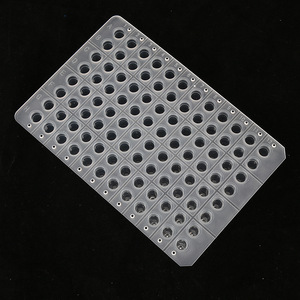 แผ่นเพลท PCR แบบ 96 หลุม ขนาด 0.1 มล. ยี่ห้อ Hongbolai โปร่งใส สำหรับใช้ในห้องปฏิบัติการ - Product Image 3