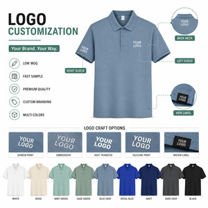Camiseta de Manga Corta de Secado Rápido, Tejido Liso, con Botones Frontales y Logotipo Personalizado, para Hombre y Mujer, 13% Elastano, Elástica, para Golf - Product Image 2