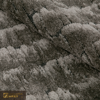 Tapis shaggy de luxe LandScopeTech, 25 mm de hauteur de poils, anthracite, moelleux, écologique, tapis belge Wilton, isolation acoustique
