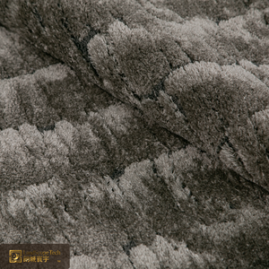Alfombra de lujo LandScopeTech, peluda, de 25 mm de altura, color antracita, suave, ecológica, estilo Wilton belga, con aislamiento acústico. - Product Image 3