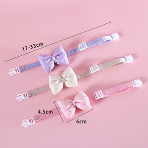 Pet <strong>Collar</strong> <strong>Dog</strong> Breakaway Necklace With Big Bows <strong>Charm</strong> Cute Princess <strong>Collar</strong> Adjustable Cat Chain Luxurious Pendant Ornaments - Product Image 5