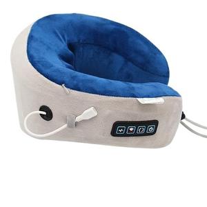 Oreiller de massage vibrant personnalisé de type UC, masseur de cou électrique avec compresse chaude et pétrissage, rechargeable par USB - Product Image 1