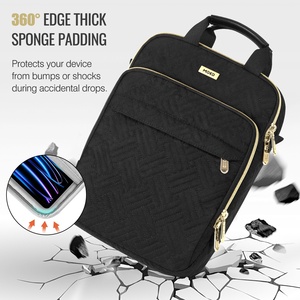 Borsa a tracolla a tracolla a protezione completa con bordo robusto MoKo borsa imbottita protettiva <span class=keywords><strong>per</strong></span> <span class=keywords><strong>iPad</strong></span> Pro M4 13 pollici Air M2 2024 - Product Image 3