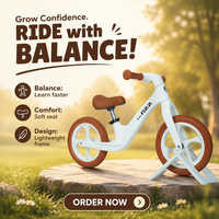 Nouveau modèle de vélo d'équilibre pour bébé, vélo pour enfants de 2 à 6 ans, vélo pour enfants de haute qualité, vélo à roulettes
