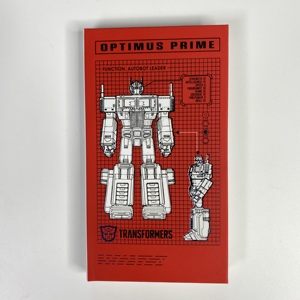 Carnet à couverture rigide en papier imprimé coloré de petite taille 7,8*13,8 cm, vente en gros, motif <span class=keywords><strong>robot</strong></span> rouge Prime pour enfants, étudiants, école - Product Image 2