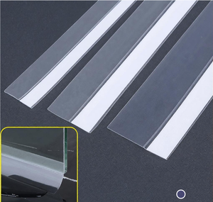 Bande d'étanchéité en silicone de 5 m pour isolation contre les courants d'air, insonorisation, pour portes, fenêtres, salles de bain et douches - Product Image 5