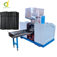 Machine à plier les pailles en papier de haute qualité, design en U, longueur réglable 150-250mm, capacité 250-300pcs/min, CE ISO - Vente chaude