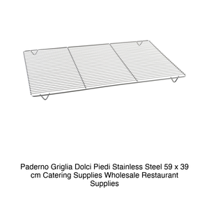 ตะแกรงเค้กสแตนเลส 59 × 39 ซม. พร้อมขาตั้งปาเดโร - Product Image 2