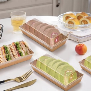 Caja Rectangular de Papel Kraft Personalizada para Empacar Sushi, Venta Caliente - Product Image 4