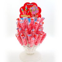 Sucette Spirale Rigide Artisanale Halal Casher aux Saveurs de Fruits Assortis et Colorés
