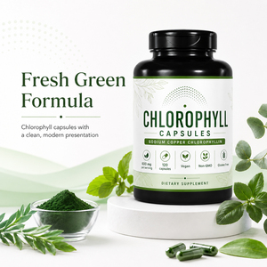 Offre Spéciale : Capsules de Chlorophylle Verte Biologique Antioxydante Splina – Extrait de Haute Qualité en Vrac pour Adultes, Santé, Végétalien, Sans Gluten, 60 Gélules - Product Image 4