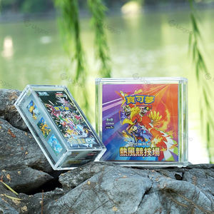 Boîte de rangement en acrylique japonaise de haute qualité pour cartes Pokémon, <span class=keywords><strong>grande</strong></span> capacité et protection renforcée - Product Image 4