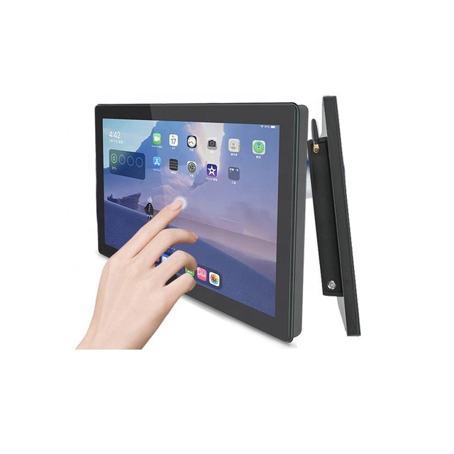 Aluminum Rugged 12.1 Inch TFT LCD Touch Screen Computer Fanless Industrie Embedded Panel PC for Cabinet Kiosk Automation