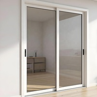 Ventana Corredera de Aleación de Aluminio Personalizada, Doble Acristalamiento Templado, Ahorro de Energía, Aislamiento Térmico, Impermeable, Ventanas para Balcón de Hotel