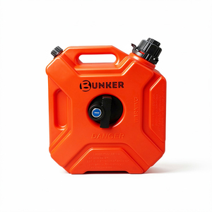 Bidon rouge BUNKER INDUST 5L 10L 20L 30L, réservoir de carburant portable avec bec verseur, conteneur de stockage d'<span class=keywords><strong>essence</strong></span>, de diesel et d'huile - Product Image 1