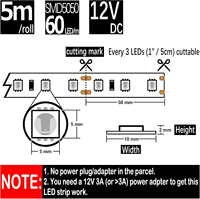 ESann BOSTON USA CUSTOMERS IP20 SMD LED TV Backlight avec télécommande pour la décoration de la maison