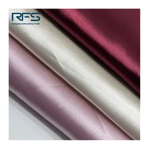 Low-cost sales 97% polyester 3% spandex fabric home textiles silk fabric manufacturers in china