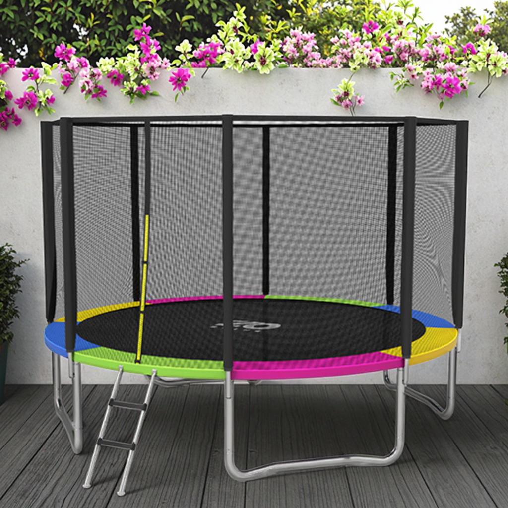 Zoshine High-Strength Load-Bearing Dense Safety Net Trampoline Durable Ten Years Anti-Rust Steel Pipe Trampoline