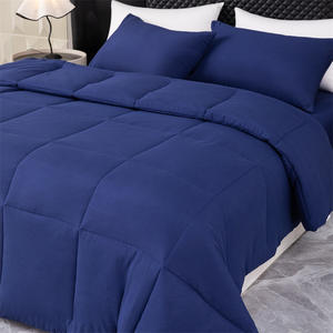 ChamXue Quilt Duvet All-Season Komfortable Soft Quilt Verdickte Fett geste ppte quadratische Gitter einfarbig nach Hause, mehrfarbig - Product Image 3