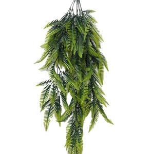 Xin Rongxin, fausse plante de fougère murale, 30cm-100cm, bouquet de verdure en plastique, décoration intérieure - Product Image 5