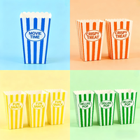 Großhandel preiswerte Einweg-Popcorn-Boxen Biologisch abbaubar aus Popcorn-Papier in Lebensmittel qualität