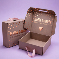 Boîte d'expédition en carton ondulé personnalisée, couleur tan mocha, boîte d'expédition pour chaussures, boîte en papier recyclable pour chaussures, boîtes à chaussures pour l'emballage