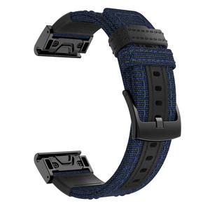 20mm 22mm 26mm QuickFit Poignet <span class=keywords><strong>Bracelet</strong></span> Tissu Nylon Bande pour <span class=keywords><strong>Garmin</strong></span> <span class=keywords><strong>Fenix</strong></span> 8 E 7 6 6x6s 6pro - Product Image 5