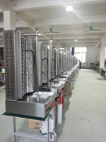 Moyen-Orient Shawarma Grill Poulet Kebab Maker Gaz/Électrique GPL Bureau Commercial Automatique Doner Kebab Machine De Découpe