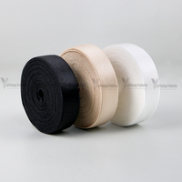 Bande élastique en nylon OEM pour lingerie, avec logo personnalisé, haute ténacité, design confortable pour bretelles de soutien-gorge et sangles de sous-vêtements