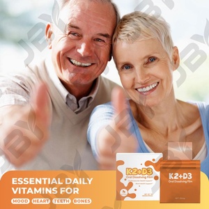 Pellicola orale JBY OEM ODM personalizzata K2 D3 con formula nutrizionale sportiva per uno stile di vita attivo e supporto quotidiano al calcio - Product Image 4