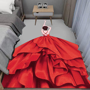 Alfombra Cuadrada de Dibujos Animados para Dormitorio Infantil, Alfombra para Sala de Estar, Linda Manta para Junto a la Cama, Mesa de Centro, Ventana - Product Image 3