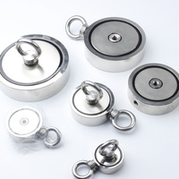 Super Forte Néodyme Aimant de Pêche Kit D60mm-D90mm Lourd Néodyme Aimant Poissons