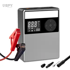 Spy Draagbare 12000Mah Abs 4 In 1 Auto Accu Luchtcompressor Jump Starter Met Luchtband Inflator