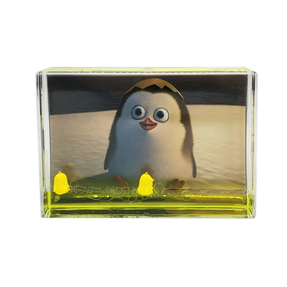 Оптовая продажа с фабрики, праздничные подарки, жидкий блеск Aqua Blox, 3D плавающая фоторамка, пользовательская фоторамка