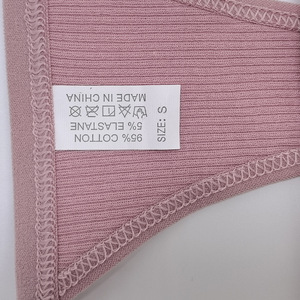 Lencería transpirable de algodón acanalado con lazo, estilo japonés, bragas tipo tanga con encaje para niñas - Product Image 5