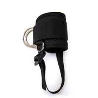 Sangles de cheville en néoprène avec logo personnalisé pour machine à câble, musculation, exercice inférieur, sangles de câble avec protection de la paume