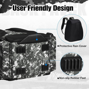 Sac à dos de sport gris personnalisé multifonctionnel pour la pêche en plein air, avec rangement pour leurres et moulinets – Échantillon gratuit - Product Image 2