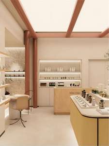 Diseño de Tienda de Cosméticos de Lujo para Comercios de Venta Minorista de Cuidado de la Piel y Belleza |   Exhibidores de Maquillaje Personalizados y Solución Integral de Equipamiento para Tiendas - Product Image 5