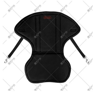 Coussin de siège de kayak Mydays Outdoor noir en nylon 1000D imperméable avec dossier pour la pêche et le canotage - Product Image 4